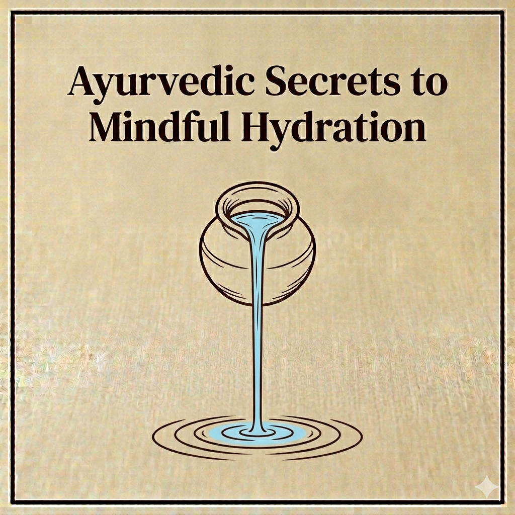 Mindful Hydration: Unveiling the Ayurvedic Approach to Water Consumption