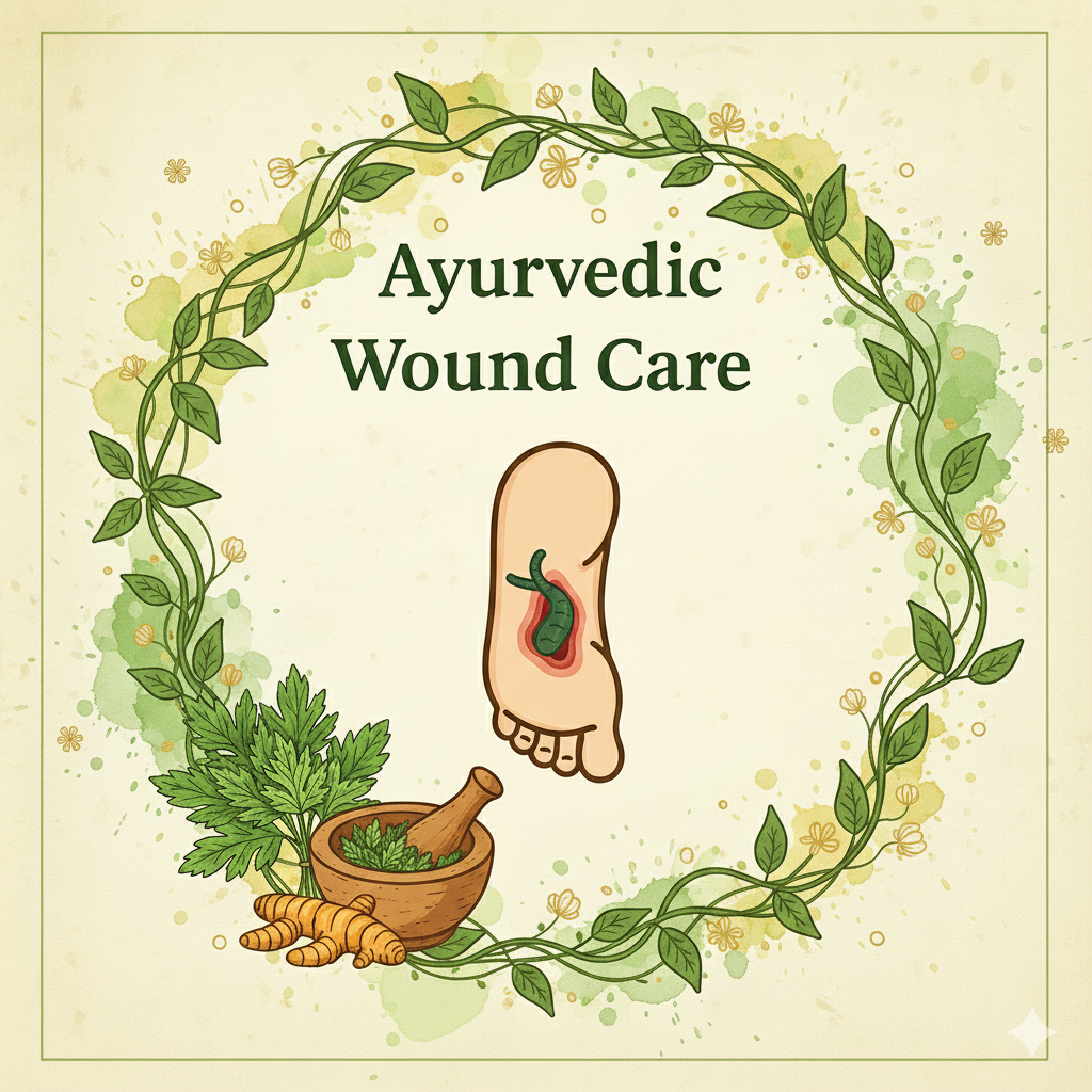 Healing with integrative management of Diabetic foot ulcer – A case report