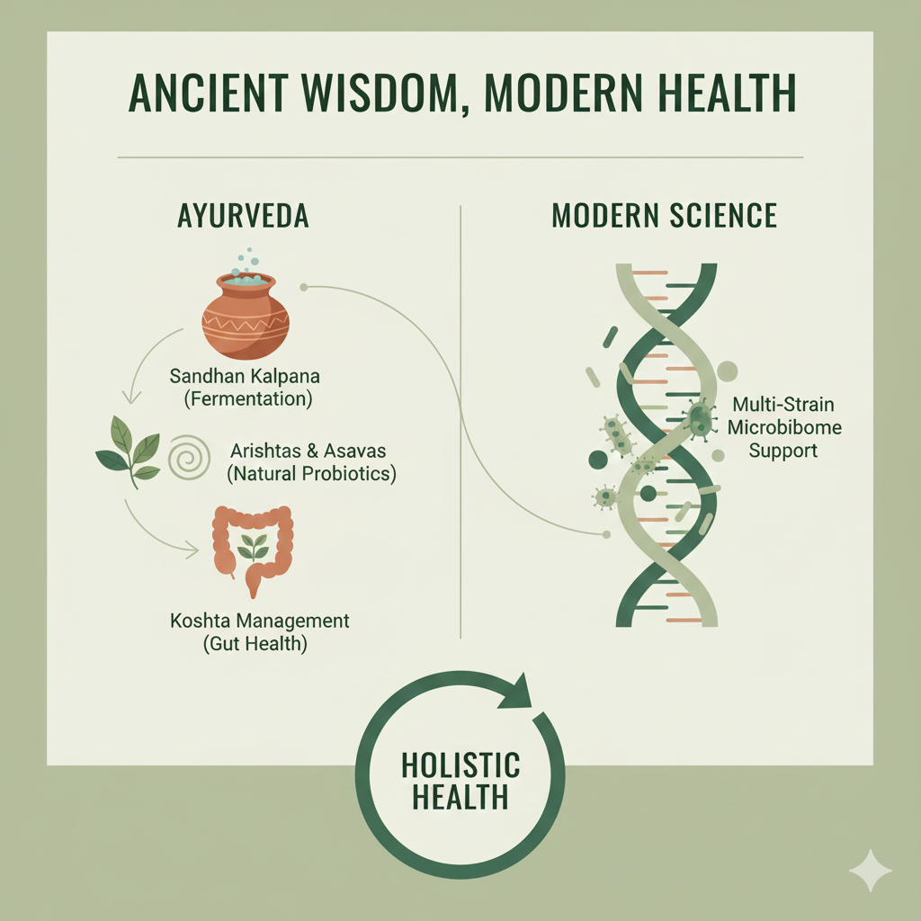 Probiotics in Ayurvedic Concept with Special Reference to Sandhan Kalpana