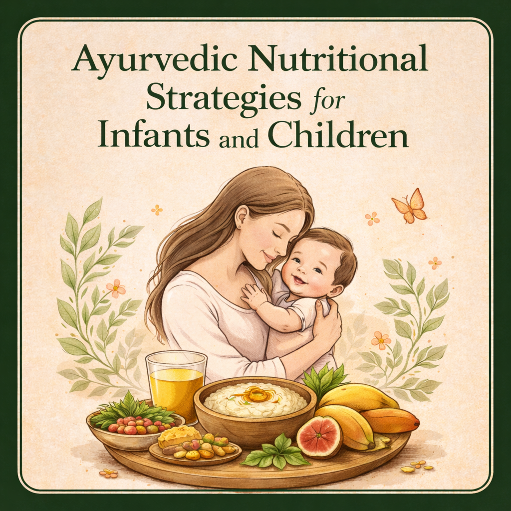 Ayurvedic nutritional strategies for infants and children: Building a foundation for optimal health