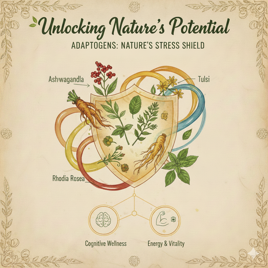 Unlocking nature’s potential: The power of adaptogens in enhancing modern health and wellness