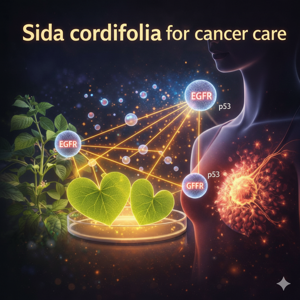 Multi-target prediction to Detect the Anti-cancerous Potential of Sida cordifolia in Treating Breast Cancer