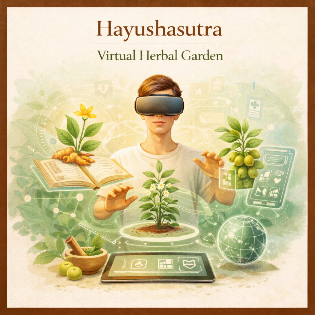 Virtual herbal garden iHayushasutra: An educational aid for Ayurveda students