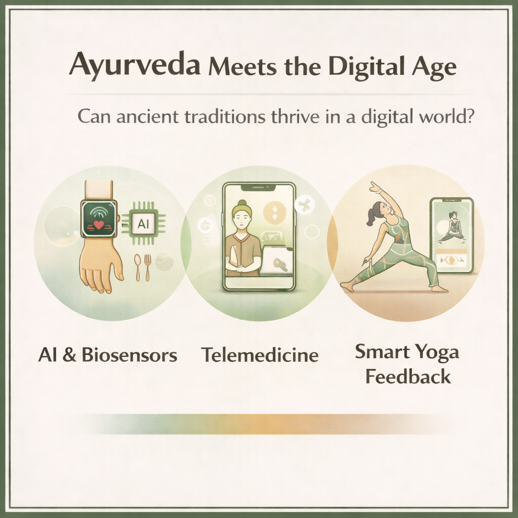 Integration of digital health in Ayurveda and Yoga: Emerging trends, insights and challenges,