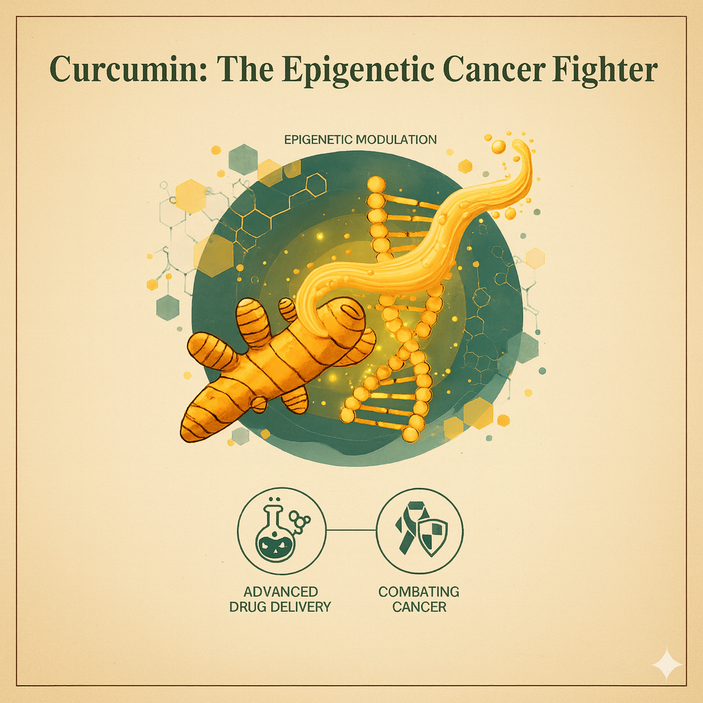 Curcumin: biochemistry, pharmacology, advanced drug delivery systems, and its epigenetic role in combating cancer 