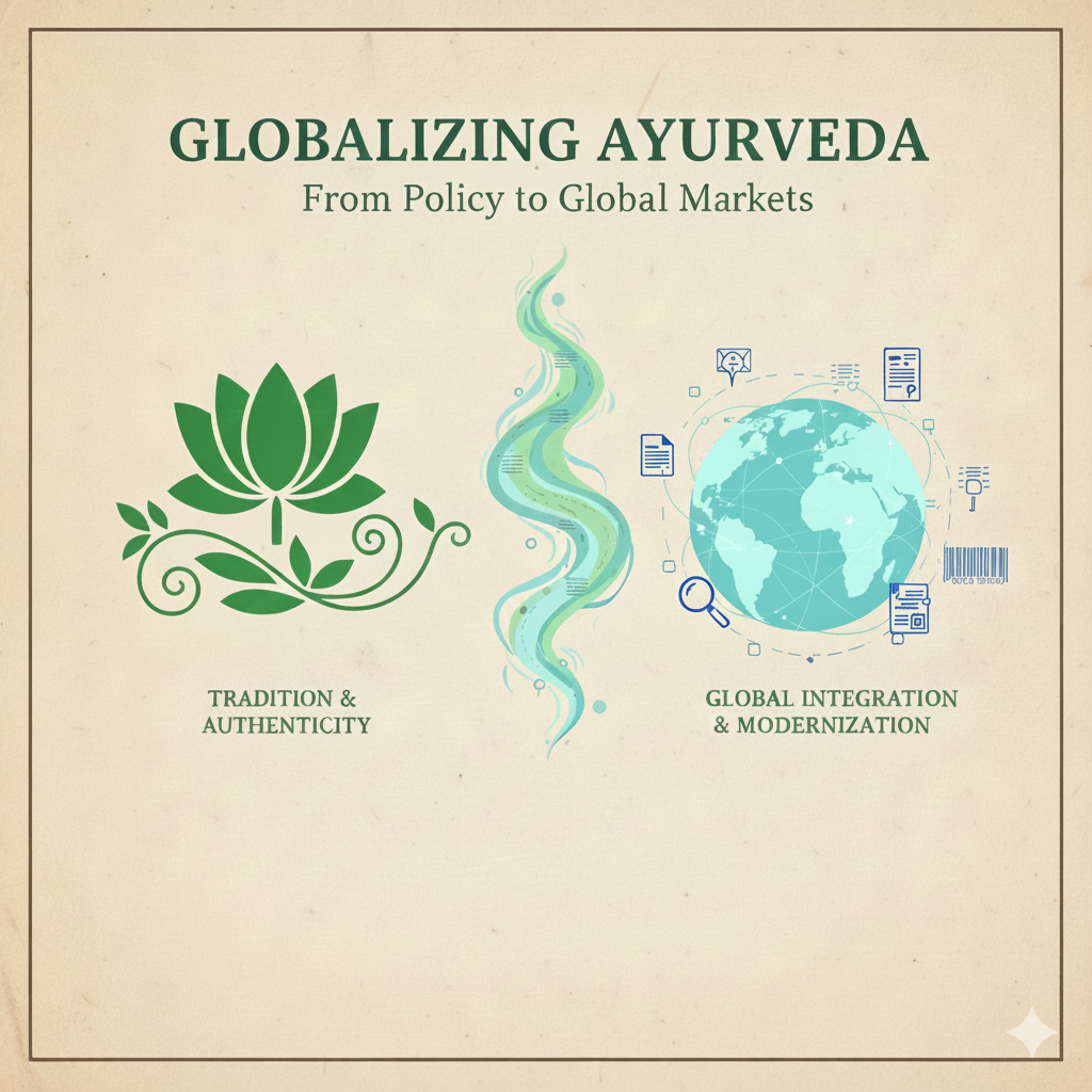 From desired futures to market realities: examining policy imaginaries and strategies in the globalization of Ayurveda