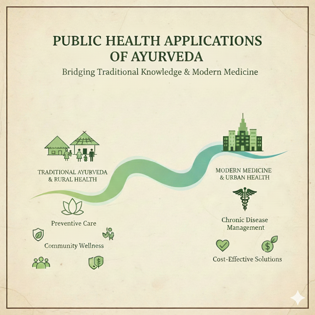 Public health applications of ayurveda in rural and urban populations: bridging traditional knowledge with modern medicine
