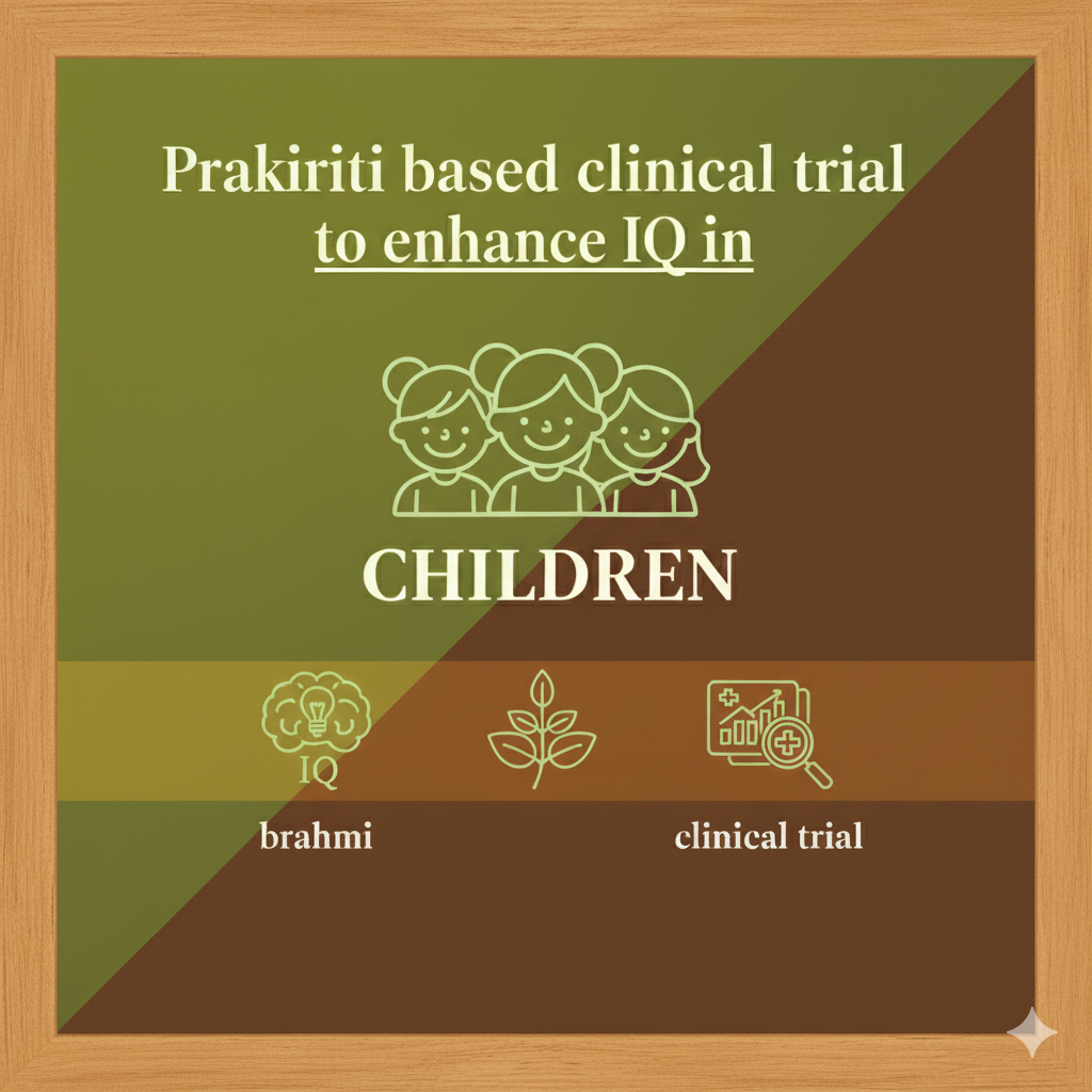 Comparative efficacy of Medhya Rasayana,Bacopa monnieri, and Centella asiatica in enhancing memory and IQ of 8–10 year-old healthy boys: A prakriti-based double-blind, randomized controlled trial