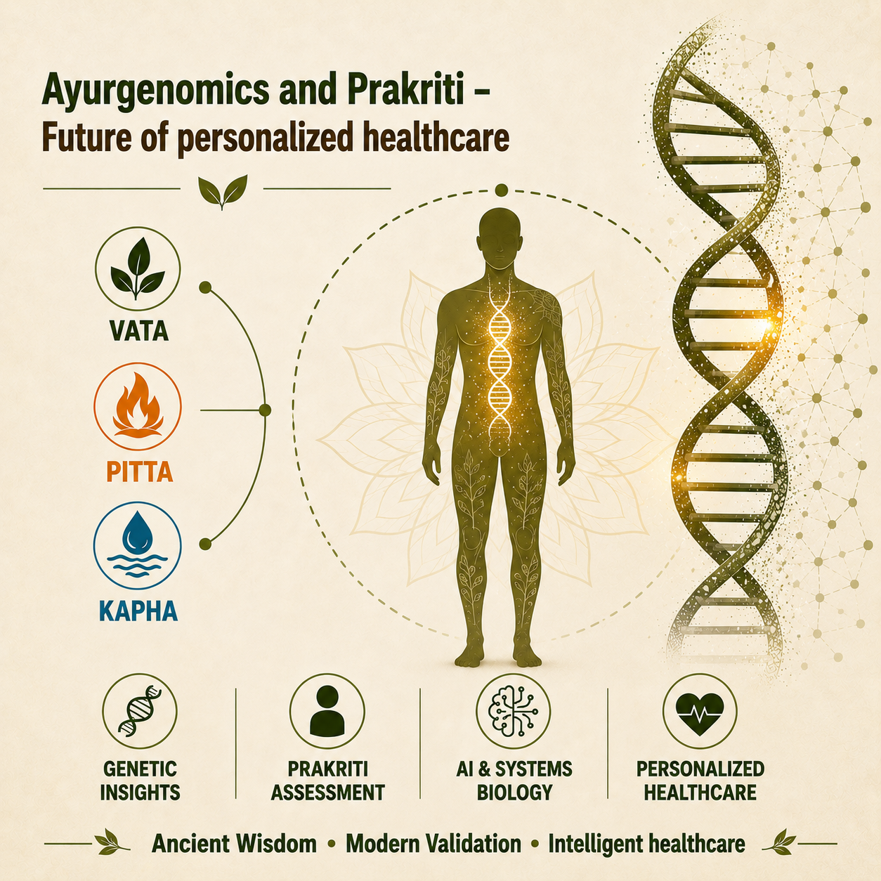 From Doshas to the biological intelligence of Prakriti: Ayurgenomics as a bridge to intelligent healthcare systems