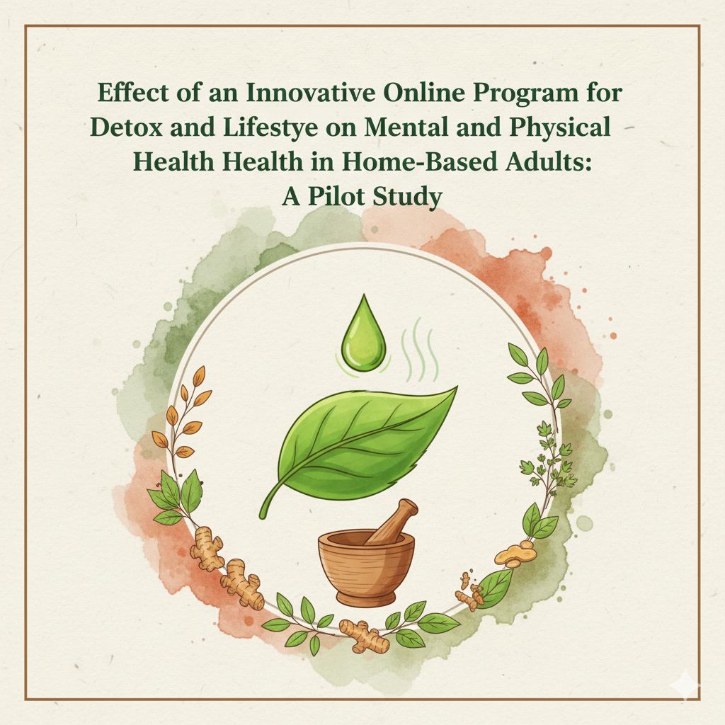 Effect of an Innovative Online Ayurveda Program for Detox and Lifestyle on Mental and Physical Health in Home-Based Adults: A Pilot Study