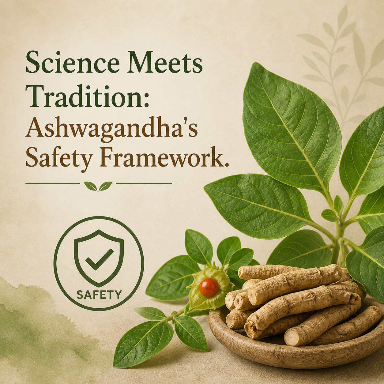 Safety Evaluation of an Aqueous Root and Leaf Extract of Ashwagandha (Withania somnifera)