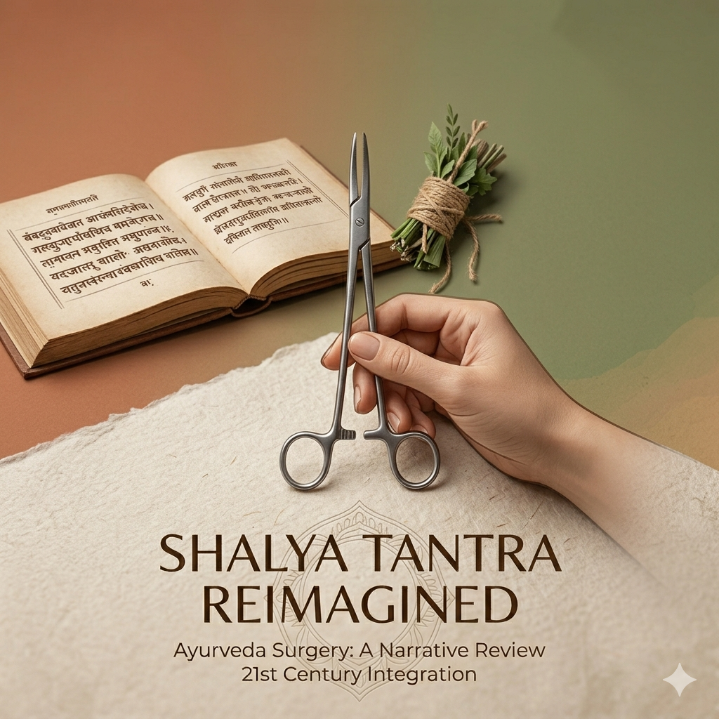 Shalya Tantra in the 21st Century: Where Tradition Meets Technology – A Narrative Review of Research Gaps in Preoperative, Intraoperative, and Postoperative Care
