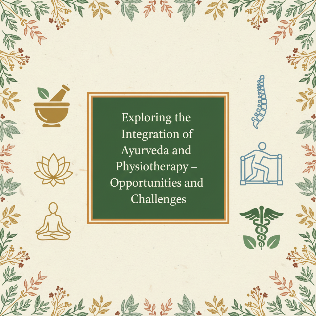 Exploring the Integration of Ayurveda and Physiotherapy – Opportunities and Challenges