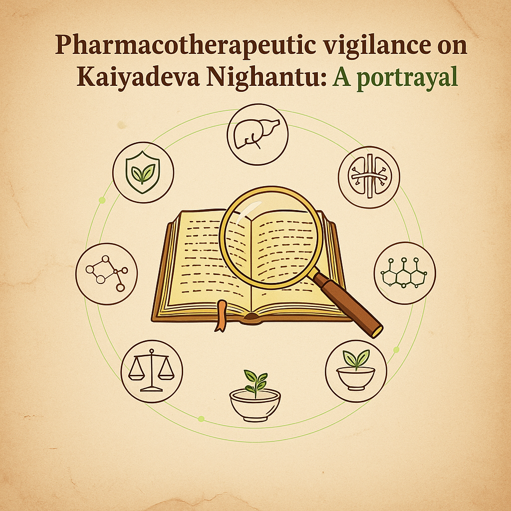 Pharmacotherapeutic vigilance on Kaiyadeva Nighantu: A portrayal  