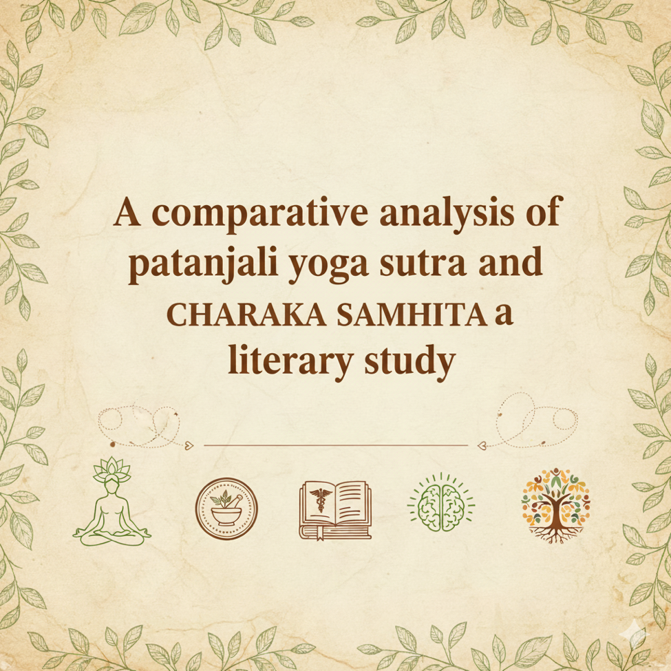 A comparative analysis of patanjali yoga sutra and charak samhita: a literary study