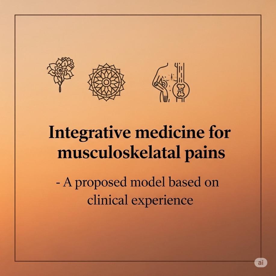 Integrative medicine for musculoskeletal pains – A proposed model based on clinical experience