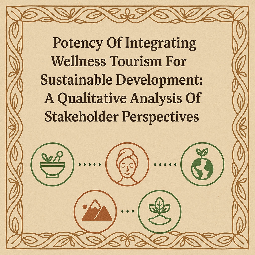 Potency Of Integrating Wellness Tourism For Sustainable Development — A Qualitative Analysis Of Stakeholder Perspectives