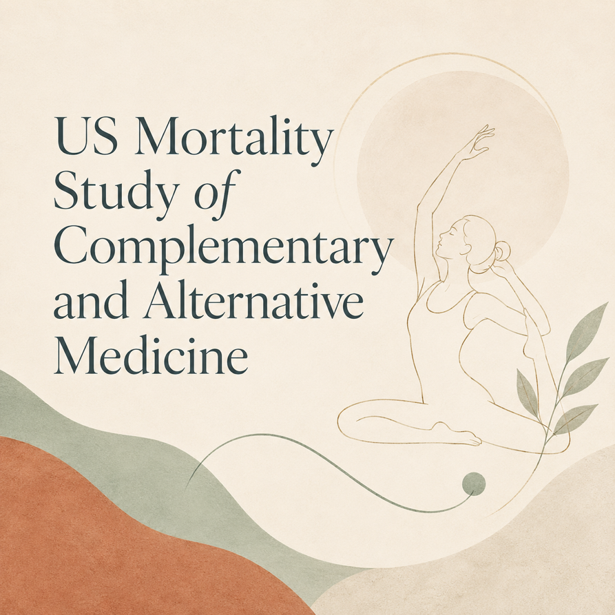 Complementary and Alternative Medicine Use and All-Cause Mortality Among US Adults: A National Prospective Cohort Study