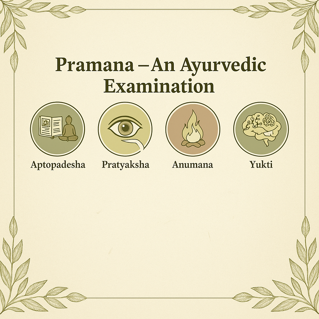 Pramana: An Ayurvedic examination method