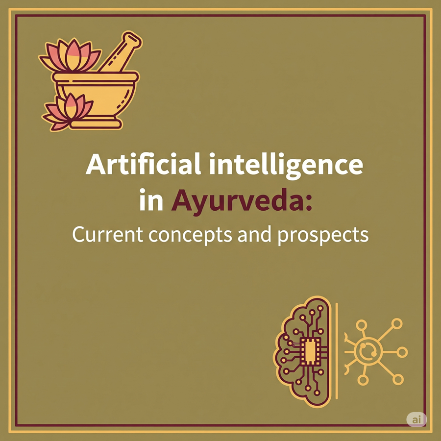 Artificial intelligence in Ayurveda: Current concepts and prospects,   