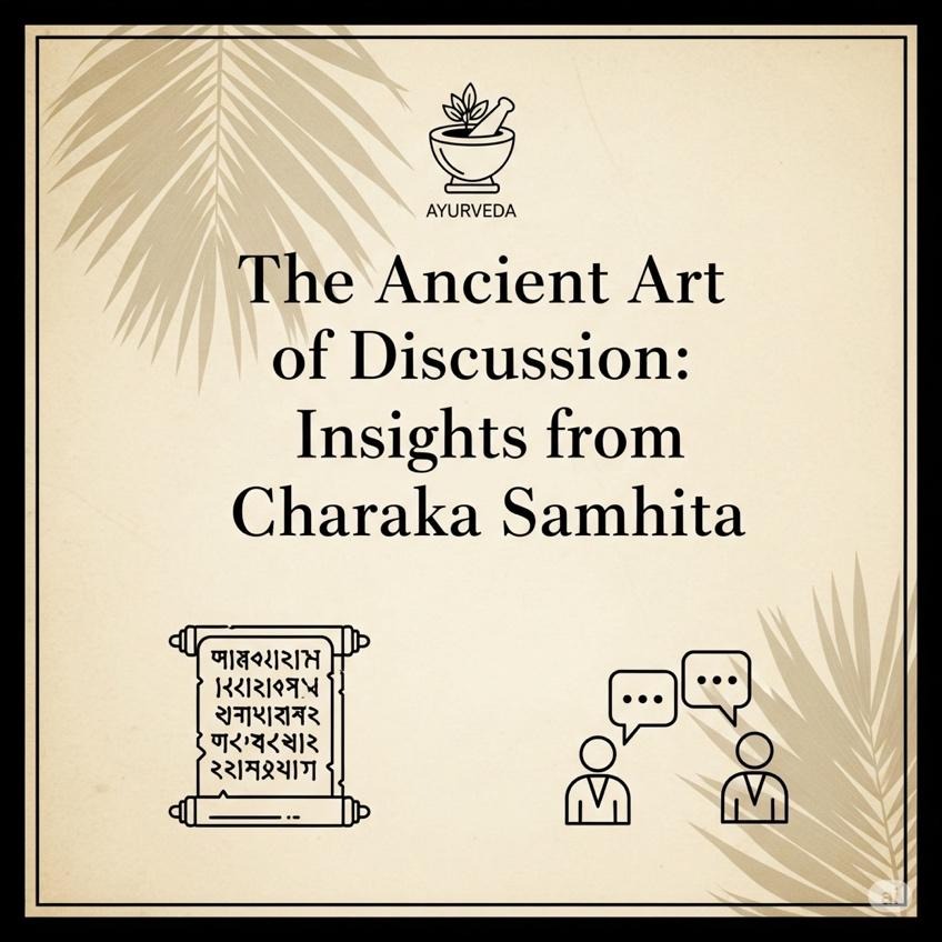 The Ancient Art of Discussion: Insights from Charaka Samhita