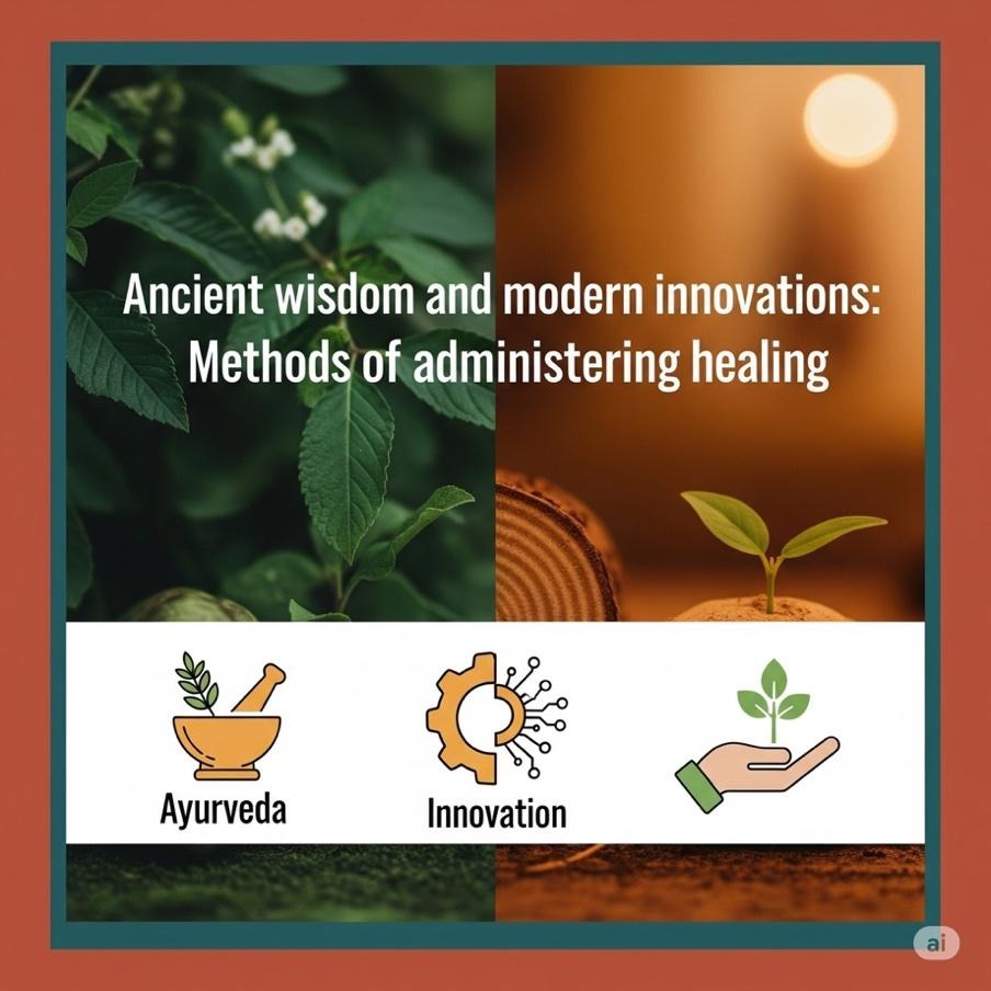 Ancient wisdom and modern innovations: Methods of administering healing