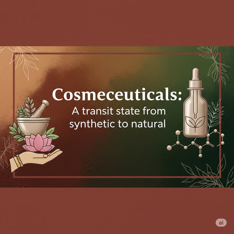 Cosmeceuticals: A transit state from synthetic to natural