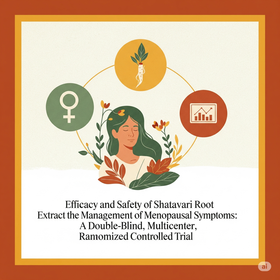 Efficacy and Safety of Shatavari Root Extract for the Management of Menopausal Symptoms: A Double-Blind, Multicenter, Randomized Controlled Trial