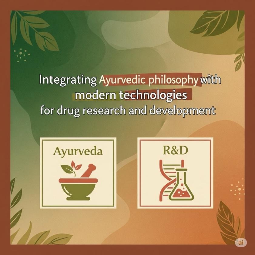 Integrating Ayurvedic philosophy with modern technologies for drug research and development: A critical need of mechanistic insights for wider acceptability 