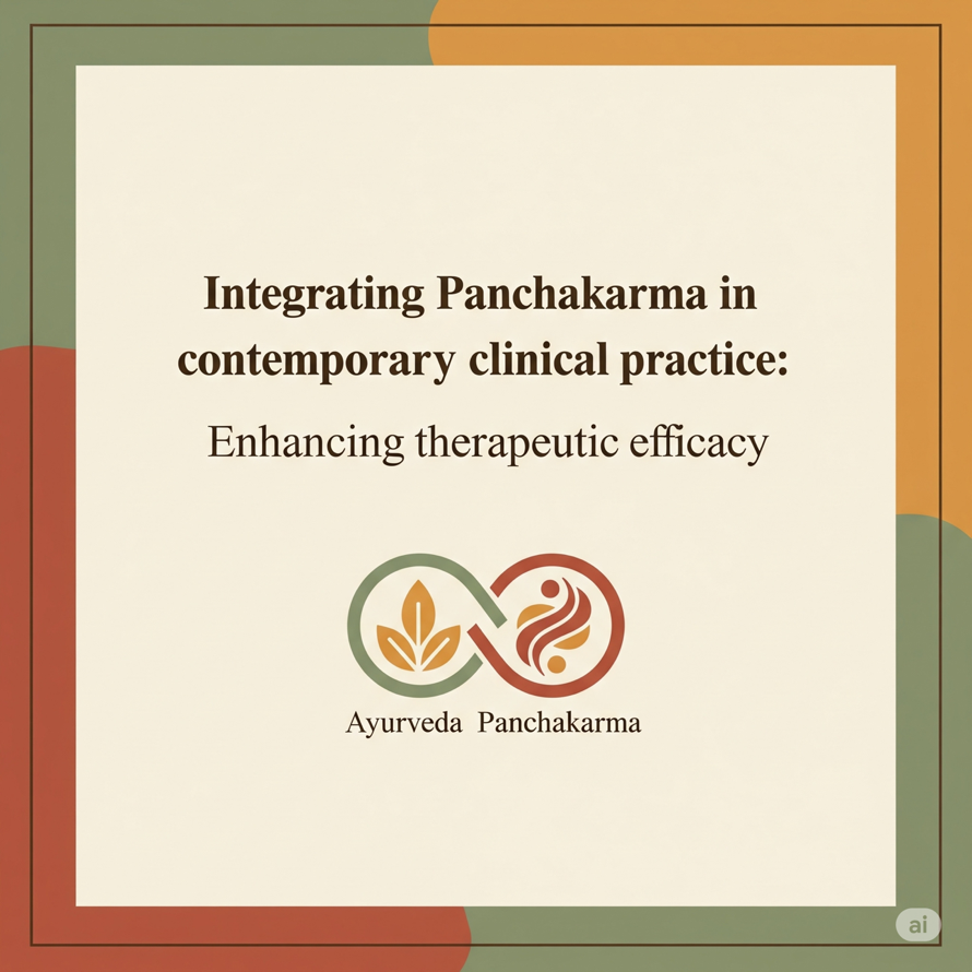 Integrating Panchakarma in contemporary clinical practice: Enhancing therapeutic efficacy,