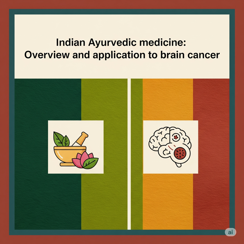 Indian Ayurvedic medicine: Overview and application to brain cancer