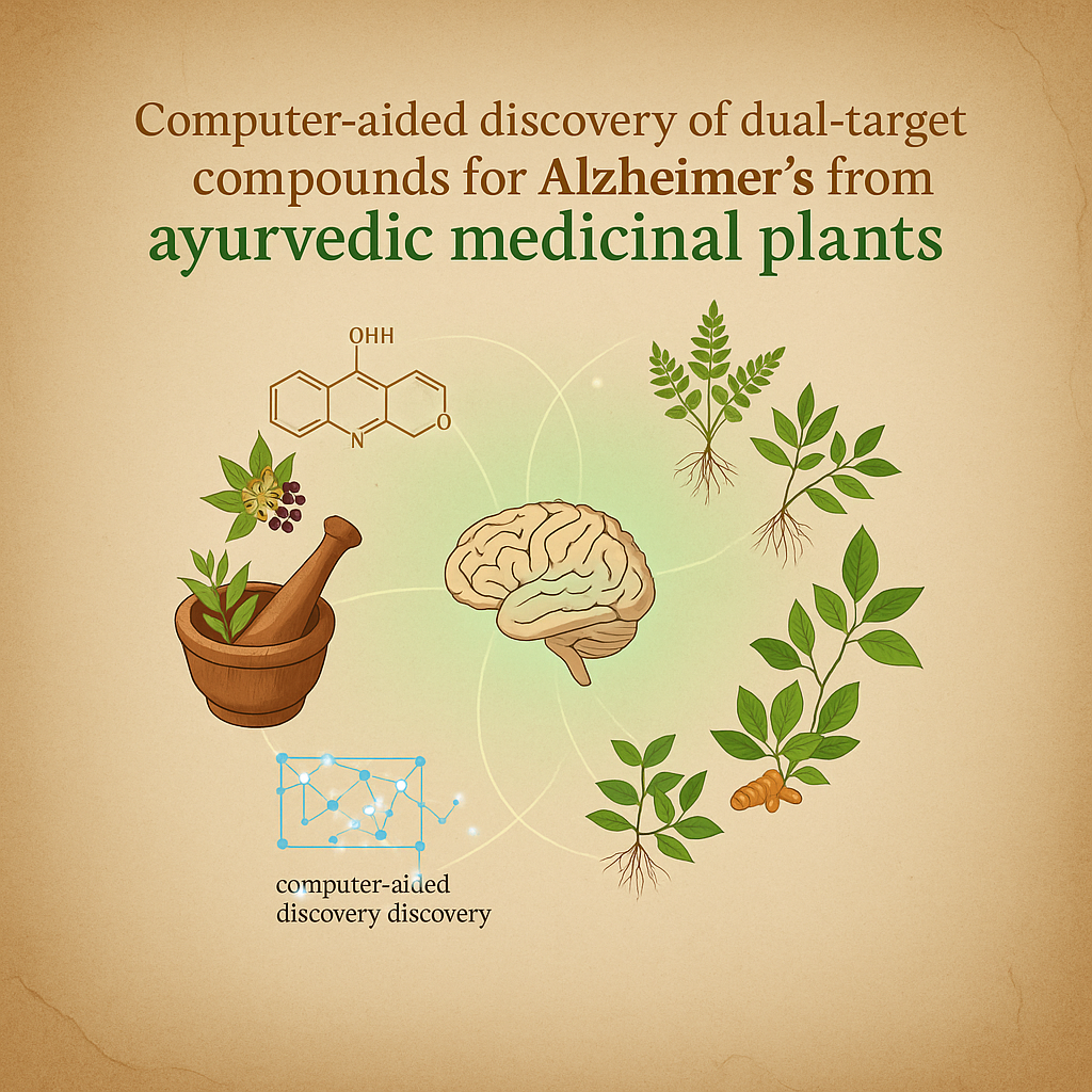 Computer-aided discovery of dual-target compounds for Alzheimer’s from ayurvedic medicinal plants 